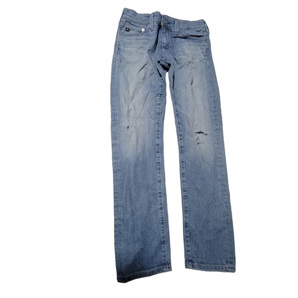 AG Adriano Goldschmied Nolan Ankle Jeans Womens Size 25 Low Rise Denim Pants - Picture 2 of 10